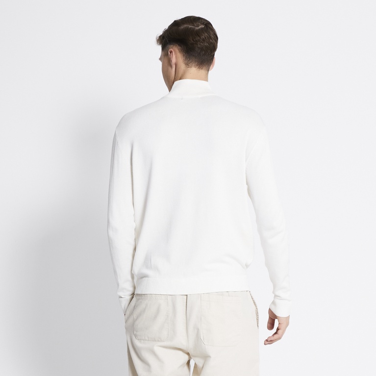 Half-zip knit sweater "Thin"